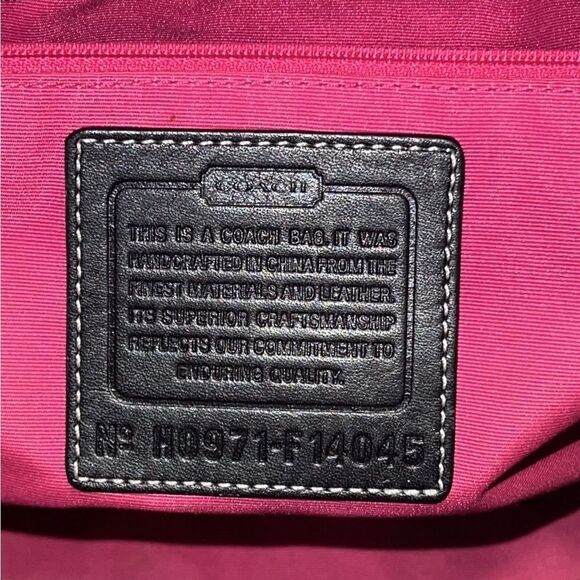 Coach Bleeker Gray and Black Patchwork Women's Bag F14045 with Coach Box - Picture 10 of 16